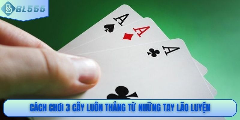 Cách chơi 3 cây luôn thắng từ những tay lão luyện